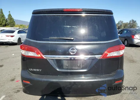 2012 Nissan Quest S из США, поврежденный, VIN JN8AE2KP3C9030321